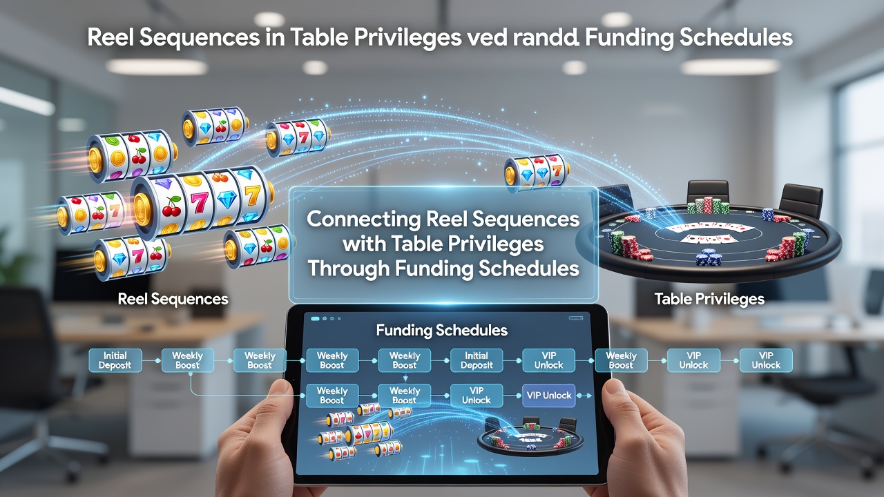 Mobile Gaming-App mit verbundenen Walzen- und Tischsystemen