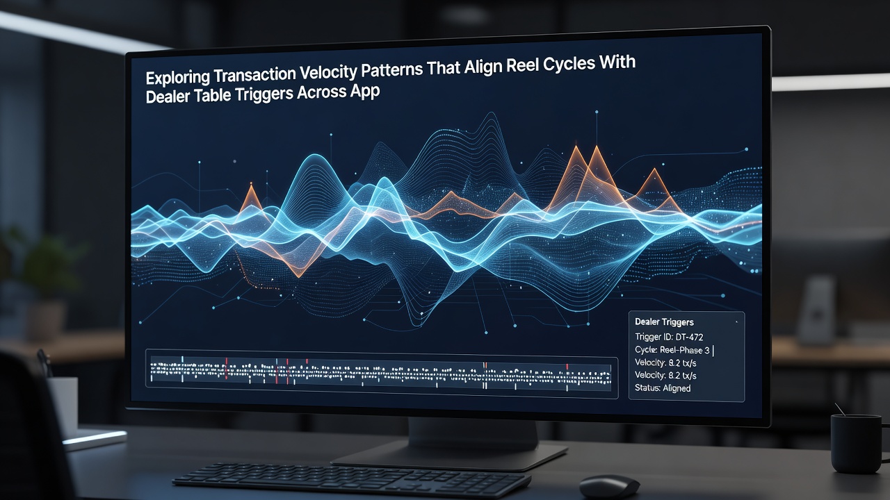 Analyse-Tools visualisieren die Synchronisation von Transaktionsmustern mit Walzen- und Tischspiel-Triggern