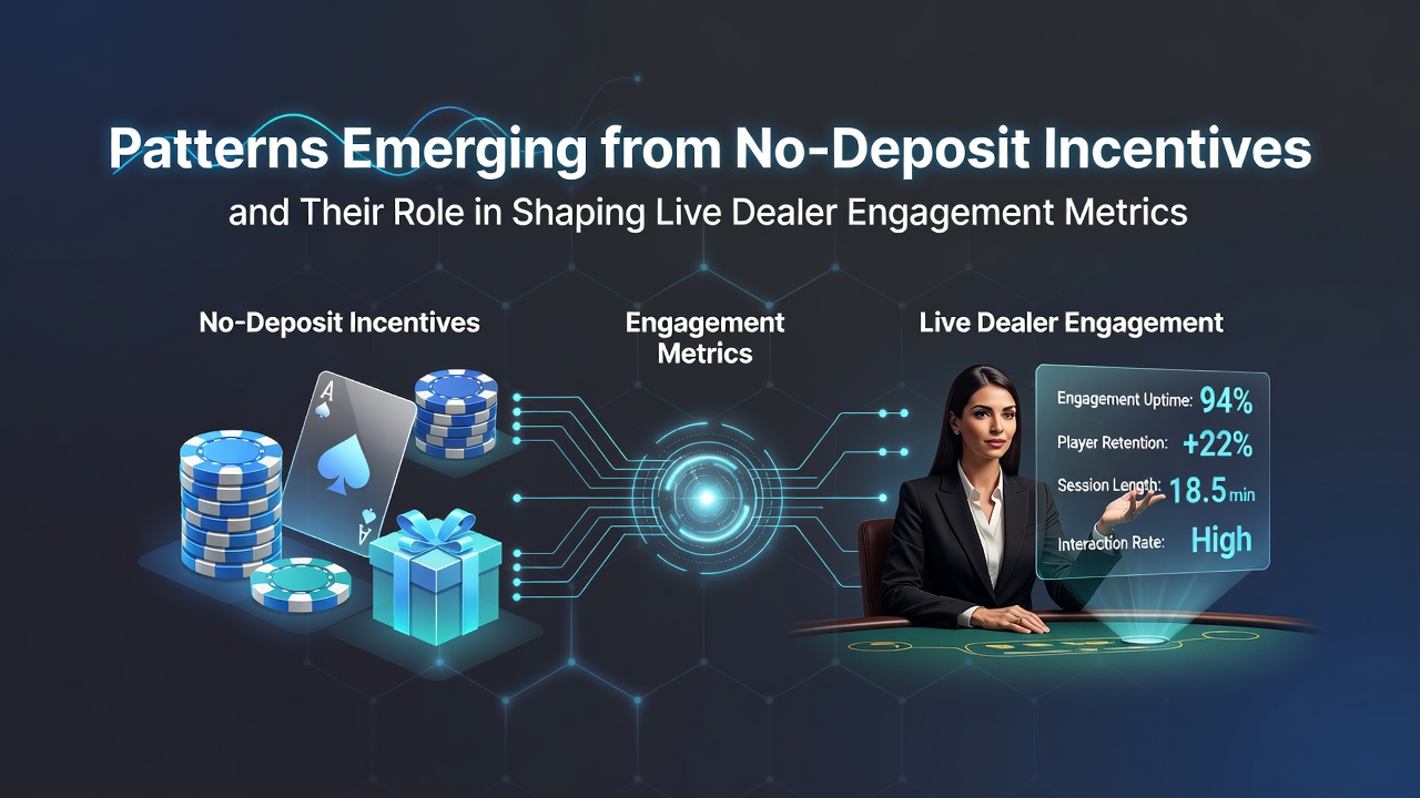 Visualisierung von No-Deposit-Boni und Live-Dealer-Interaktionen in Online-Casinos